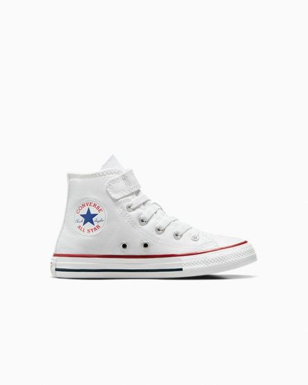 Dívčí Boty Vysoké Converse Chuck Taylor All Star Easy-On Bílé Béžový | CZ FOIT72